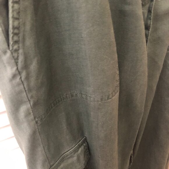 drawstring wide leg pants - Picture 2 of 7